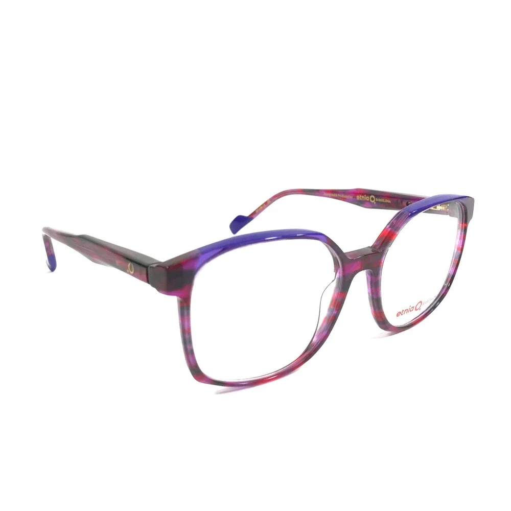 Etnia Barcelona Eyeglasses Frames VREELAND FUBL Fuchsia Blue Square 53-16-138